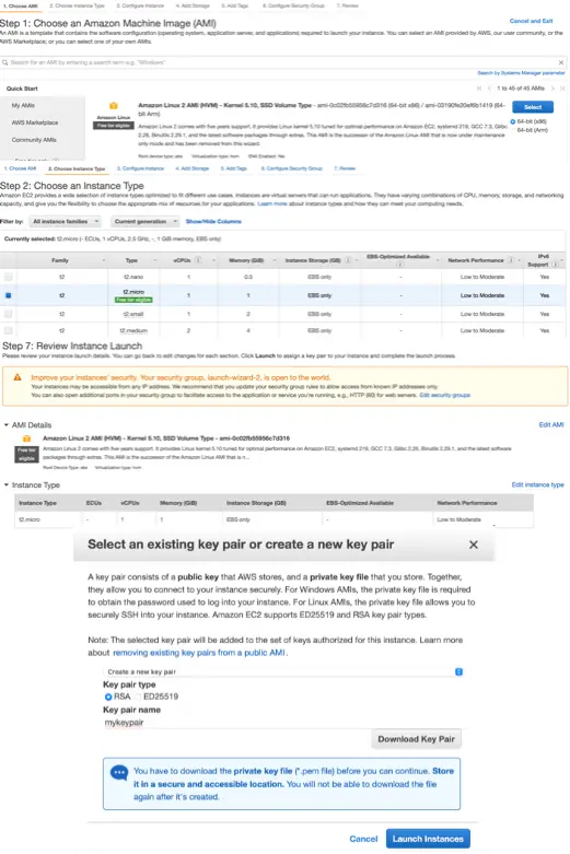 Create EC2 instance