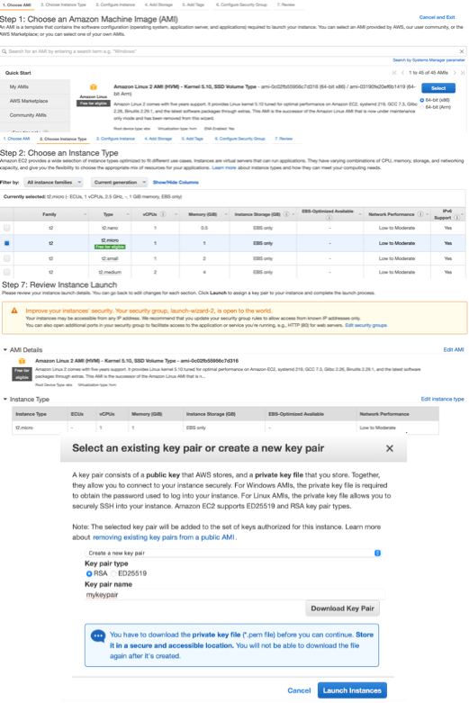 Create EC2 instance