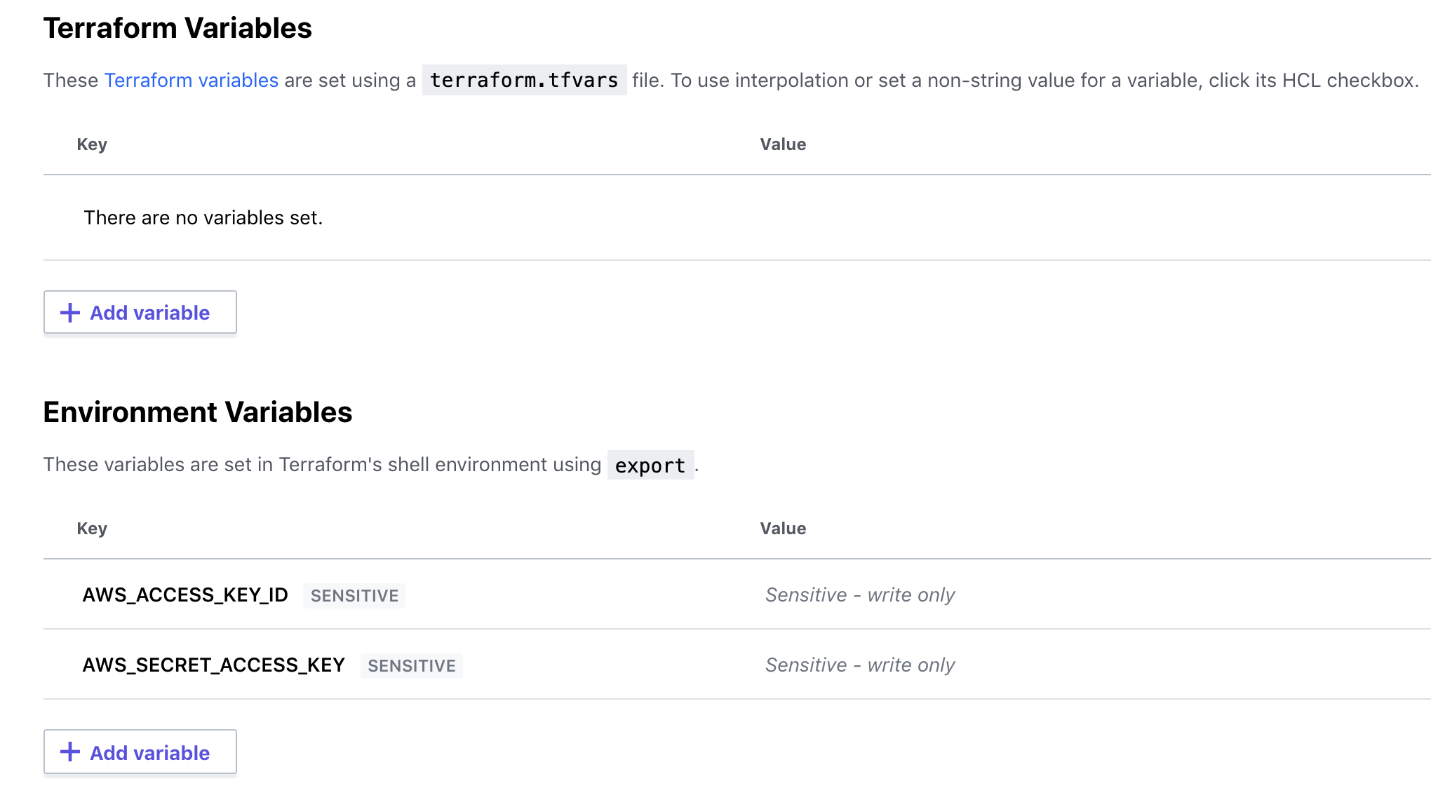 Workspace with CLI driven workflow