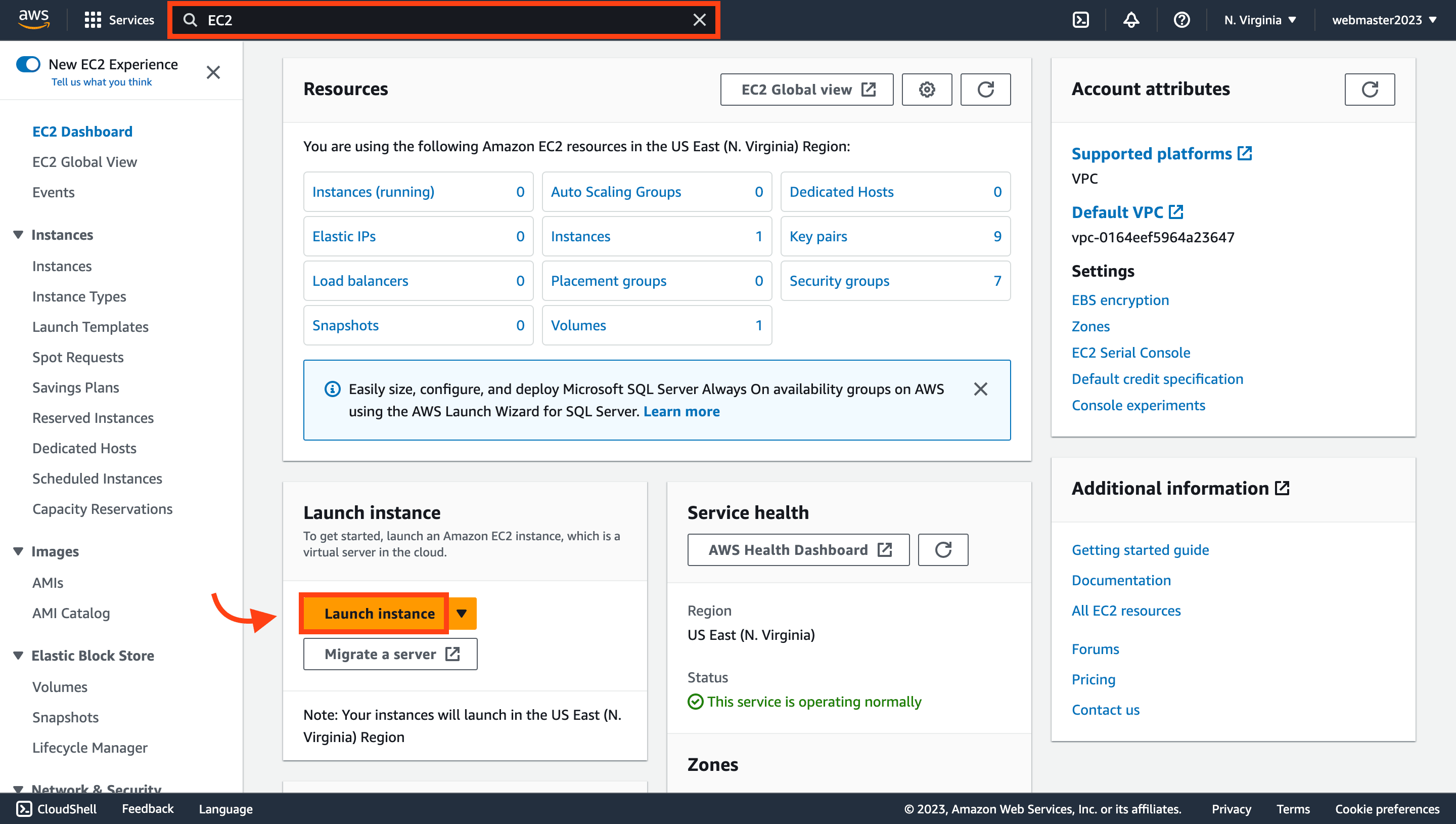 aws-console