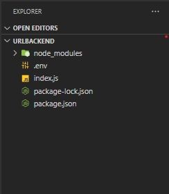 Node Js application structure