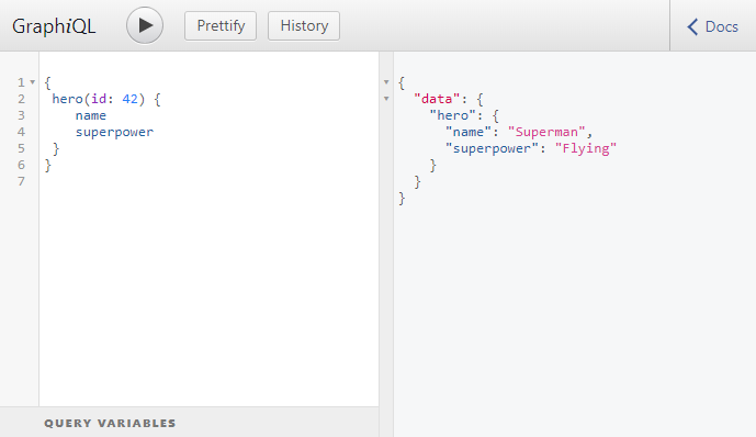 GraphiQL Web Interface